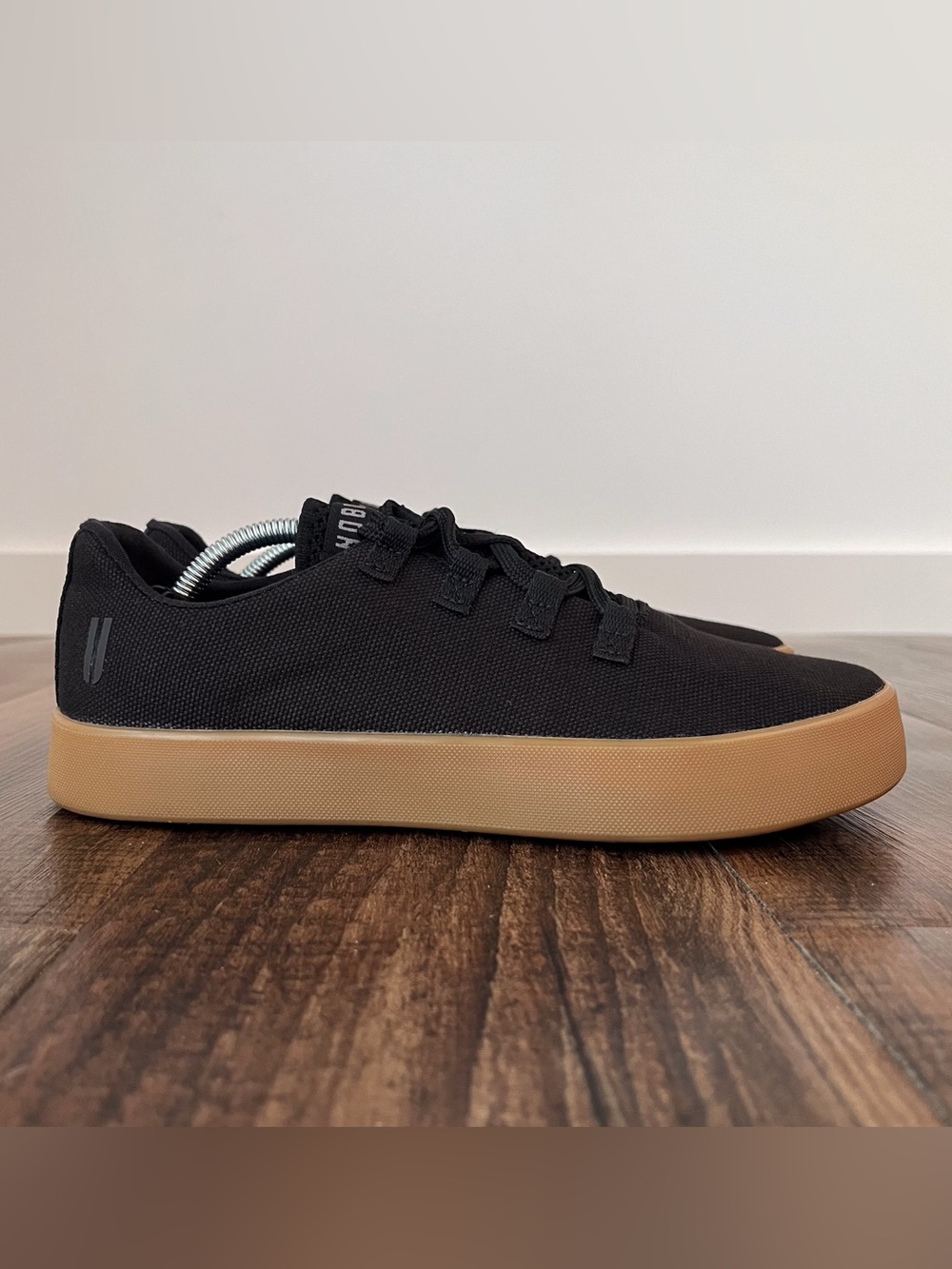 No Bull Rec Trainer Gum Sole Knit Lace Up Shoe Canvas Womens Size 9 Black Unisex